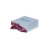 Eco Friendly Flip Top Magnetic Gift Packaging Cardboard Box Storage Jewelry Packaging Box with Velvet Holder