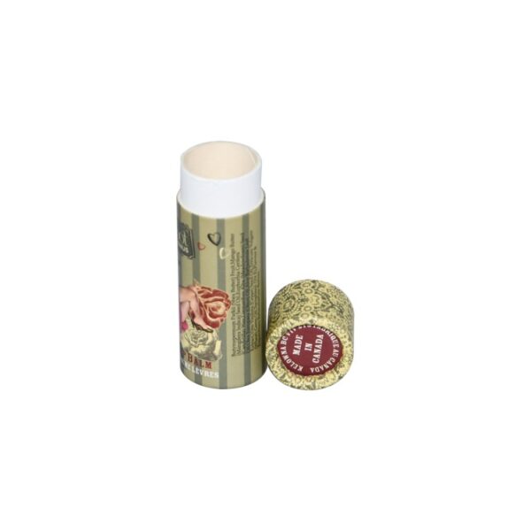 Eco Friendly Paper Lip Balm Packaging Tubes Cardboard Container with Custom Printing and Glossy Lamination