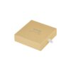 Fancy Paper Sliding Drawer Gift Box with Velvet Tray and Silver Hot Foil Stamping Logo for Jewelry Packaging