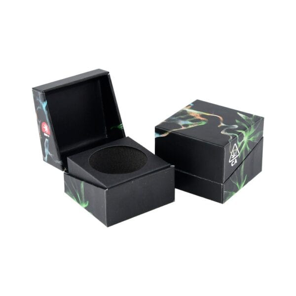 Schnellste Lieferung Individuell bedruckte magnetische starre Geschenkboxen für Konzentratbehälter und Dab Jars Verpackungen