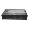 Faux Leather Rigid Gift Boxes, Custom Logo Luxury Black PU Leather Branded Gift Box for Shoe Cleaning Kit