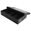 Faux Leather Rigid Gift Boxes, Custom Logo Luxury Black PU Leather Branded Gift Box for Shoe Cleaning Kit