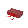 Flip Top Gift Box, Gift Box with Magnetic Closure, Magnetic Gift Box with Silk Ribbon and Hot Foil Stamping Logo