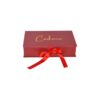 Flip Top Gift Box, Gift Box with Magnetic Closure, Magnetic Gift Box with Silk Ribbon and Hot Foil Stamping Logo