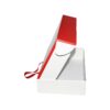 Foldable Corrugated Paper Laptop Packaging Box with Silk Ribbon Handle, Corrugated Cardboard Mailer Box