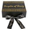 Folding Custom Magnetic Makeup Packaging Boxes with Ribbon