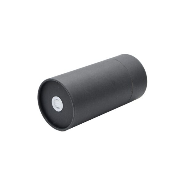 Food Grade Custom Eco Friendly Black Cardboard Tube Packaging Cylindrical Box for Coffee Bean with Air Valve