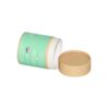 Boîte cylindrique ronde biodégradable en papier kraft recyclé de qualité alimentaire pour shampoing pour enfants
