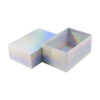 High Quality Custom Printing Holographic Box China Holographic Shiny Effect Lid and Base Gift Box Packaging