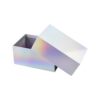 High Quality Custom Printing Holographic Box China Holographic Shiny Effect Lid and Base Gift Box Packaging