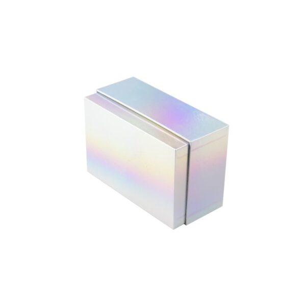 High Quality Custom Printing Holographic Box China Holographic Shiny Effect Lid and Base Gift Box Packaging