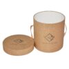 High Quality Glitter Paper Cylinder Box, Single Rose Flower Box, Glitter Paper Round Box with Customize Logo