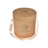 High Quality Glitter Paper Cylinder Box, Single Rose Flower Box, Glitter Paper Round Box with Customize Logo