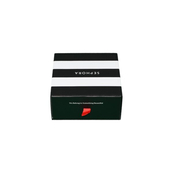 High Qualtiy Customize Printed Foldable Paper Sliding Drawer Gift Box for Sephora Packaging with Silk Ribbon