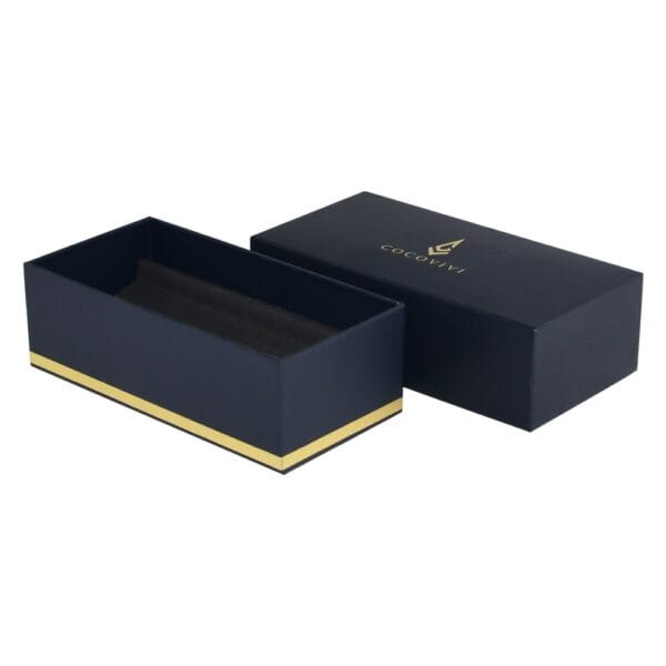 High-end Lid Lift Off Gift Box, Handmade Rigid Paper Gift Boxes for Watch Packaging in Daniel Wellington Style