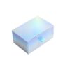 Holographic Paper Drawer Boxes Packaging Rainbow Sliding Paper Cardboard Gift Box for Cosmetics Packaging