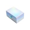 Holographic Paper Drawer Boxes Packaging Rainbow Sliding Paper Cardboard Gift Box for Cosmetics Packaging