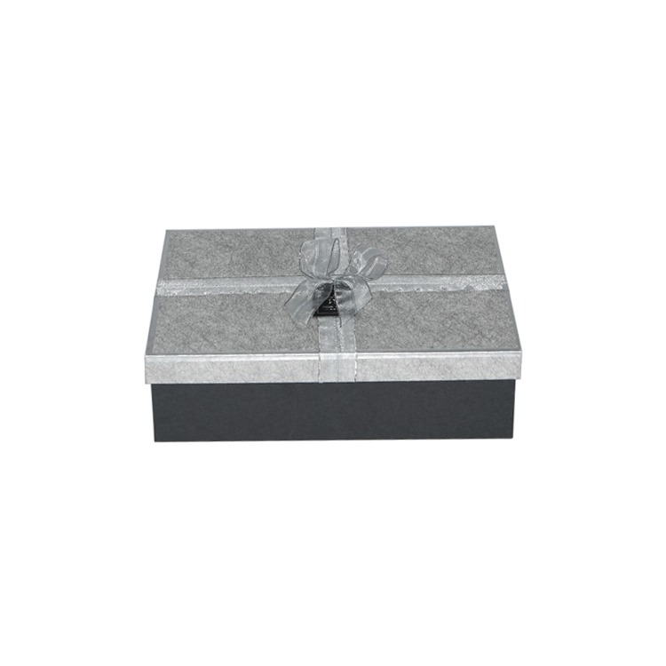 Hot Sales Popular Wedding Accessories and Giftware Custom Rigid Setup Lift Off Lid Gift Boxes with Bowknot