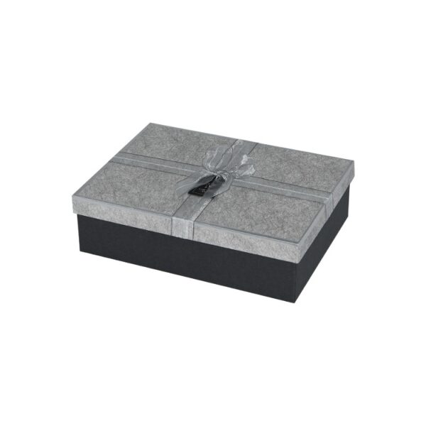Hot Sales Popular Wedding Accessories and Giftware Custom Rigid Setup Lift Off Lid Gift Boxes with Bowknot