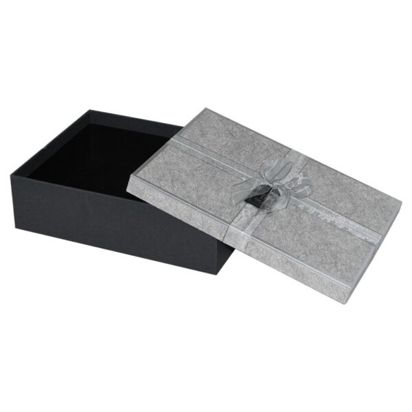 Hot Sales Popular Wedding Accessories and Giftware Custom Rigid Setup Lift Off Lid Gift Boxes with Bowknot