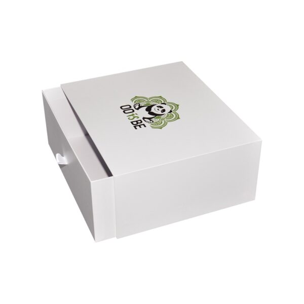 Large Size Sliding Rigid Paper Box Custom Cardboard Drawer Boxes with Spot UV Logo for Bed Pillow Packaging