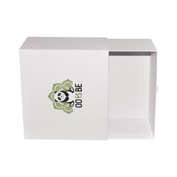 Large Size Sliding Rigid Paper Box Custom Cardboard Drawer Boxes with Spot UV Logo for Bed Pillow Packaging