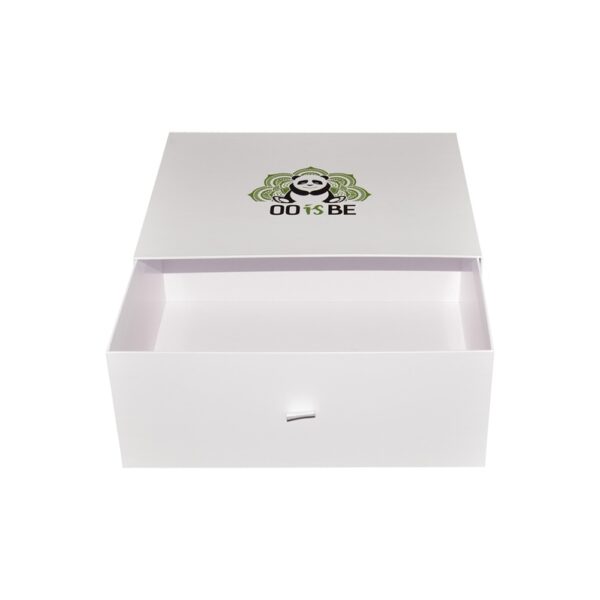Large Size Sliding Rigid Paper Box Custom Cardboard Drawer Boxes with Spot UV Logo for Bed Pillow Packaging