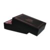 Lid and Base Gift Box with Satin Holder and Rose Gold Hot Foil Stamping Logo for Lingerie Packaging