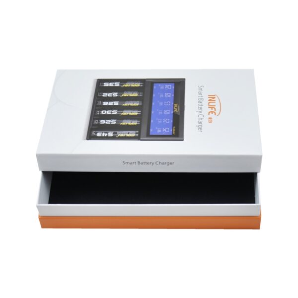 Lid and Base Giftt Boxes with Neck, Top Quality Shoulder Lid and Base Rigid Box for Smart Charger Packaging