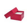 Luxury Custom Pink Retail Gift Packaging for Beauty Subscription Boxes with White shredded Paper Holder