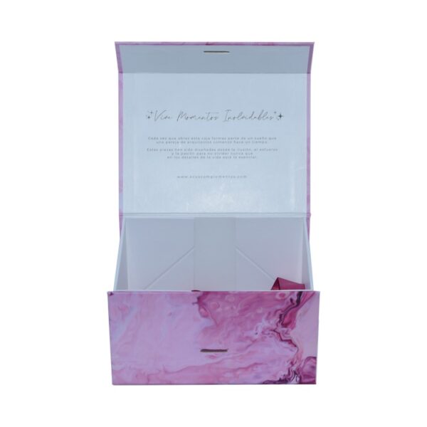 Luxury Customized Foldable Collapsible Magnetic Rigid Paper Packaging Gift Box with Ribbon Magnetic Lid