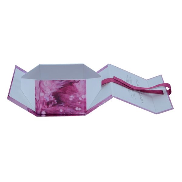 Luxury Customized Foldable Collapsible Magnetic Rigid Paper Packaging Gift Box with Ribbon Magnetic Lid