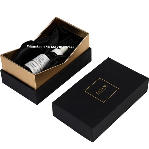 Luxury Face Serum Rigid Gift Box with Satin Lined Holder