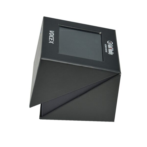 Caja de regalo de lujo, caja personalizada con ventana de plástico transparente para el embalaje de relojes GPS de golf