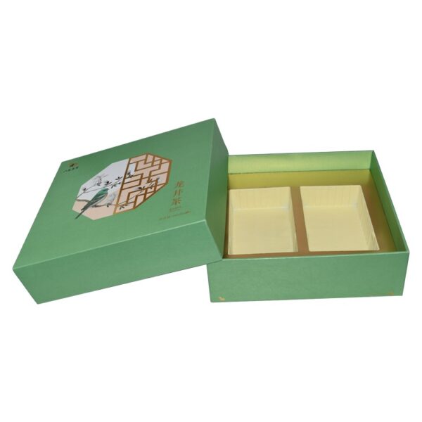 Luxury High-End Tea Gift Box Packaging with Foam Tray, Customized Printed Tea Packaging Box with Foam Tray