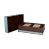 Luxury Neck Lid and Base Gift Box, Rigid Setup Paper Box for Edible Bird Nest Packaging with Velvet Coated Tray