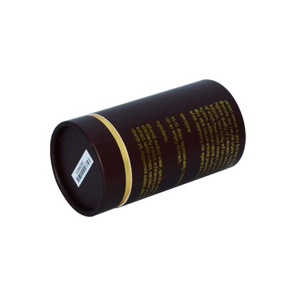 Luxury Paper Tube Cylindrical Packaging Boxes for Herb Hemp Packaging with Gold Hot Foil Stamping Logo