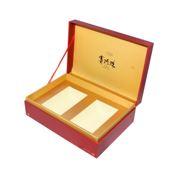 Luxury Tea Packaging Boxes with Gold Foam Holder at Cheapest Price and Best Quality from Manufacturer Directly