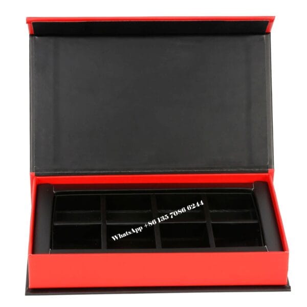 Magnetic Chocolate Packaging Gift Box with Divider Cardboard