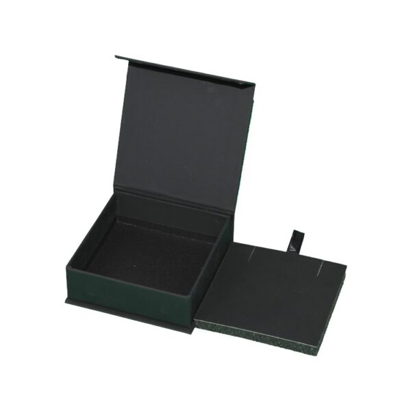 Magnetic Jewelry Boxes, Magnetic Snap Gift Boxes for Jewelry Pacakging with Foam Holder and Silk Ribbon