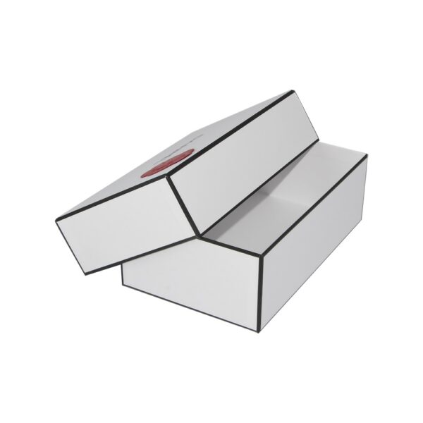 Matt White Lid and Base Gift Boxes, Custom Rigid Setup Gift Boxes for Chanel Packaging with Embossed Logo