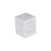 Matte White Flap Lip Rigid Cardboard Magnetic Gift Box for Perfume Packaging with Gold Hot Foil Patterns