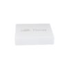 Matte White Magnetic Gift Boxes, Custom White Hard Gift Box with Magnetic Closure Lid and Foam Holder