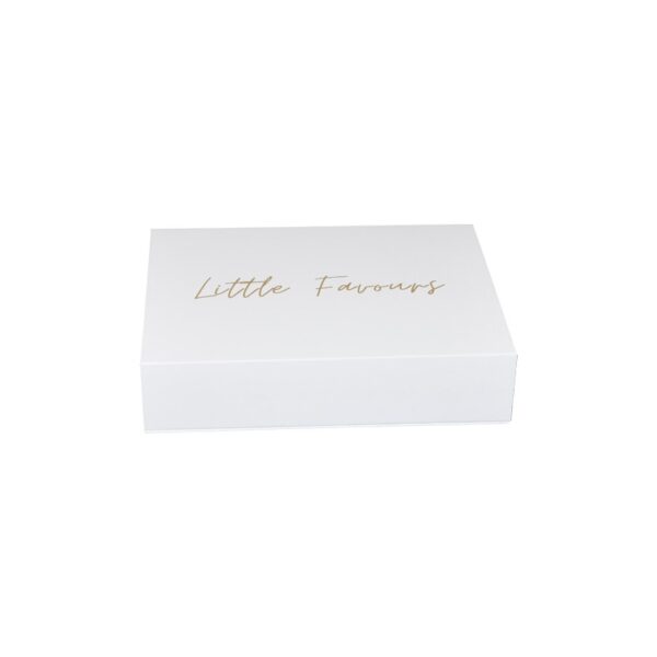 Matte White Magnetic Gift Boxes, Custom White Hard Gift Box with Magnetic Closure Lid and Foam Holder