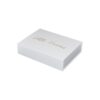 Matte White Magnetic Gift Boxes, Custom White Hard Gift Box with Magnetic Closure Lid and Foam Holder