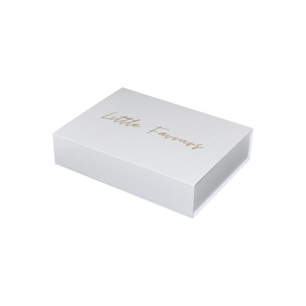 Matte White Magnetic Gift Boxes, Custom White Hard Gift Box with Magnetic Closure Lid and Foam Holder