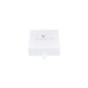 Matte White Magnetic Jewelry Paper Packaging Boxes with Silk Ribbon, Jewelry Gift Box with Magnetic Closure