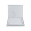 Matte White Magnetic Lid Gift Boxes with Ribbon, Magnetic Jewelry Boxes, Jewelry Gift Box with Magnetic Closure