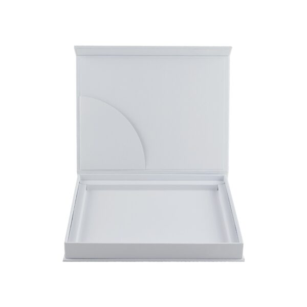Matte White Magnetic Lid Gift Boxes with Ribbon, Magnetic Jewelry Boxes, Jewelry Gift Box with Magnetic Closure