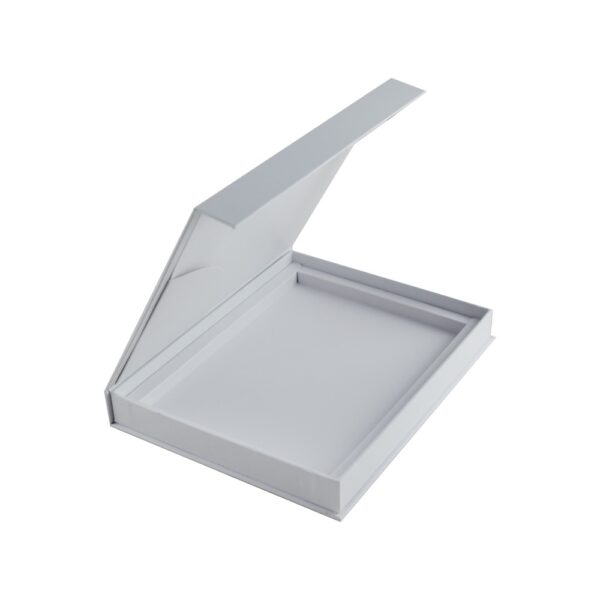 Matte White Magnetic Lid Gift Boxes with Ribbon, Magnetic Jewelry Boxes, Jewelry Gift Box with Magnetic Closure